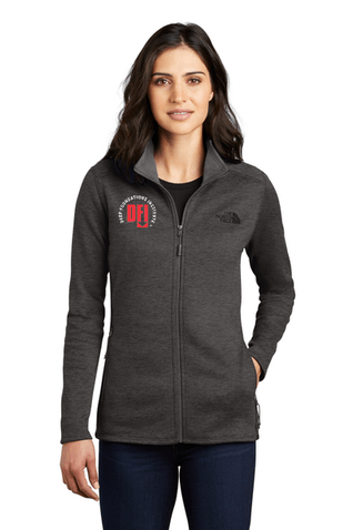 woman wearing soft-shell jacket