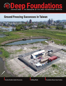 cover of deep foundations magazine