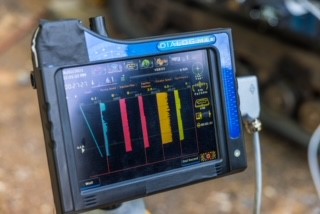 digital display of measurement readings