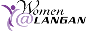 logo for woman at langan