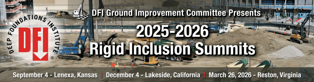 promotional banner for the rigid inclusions event