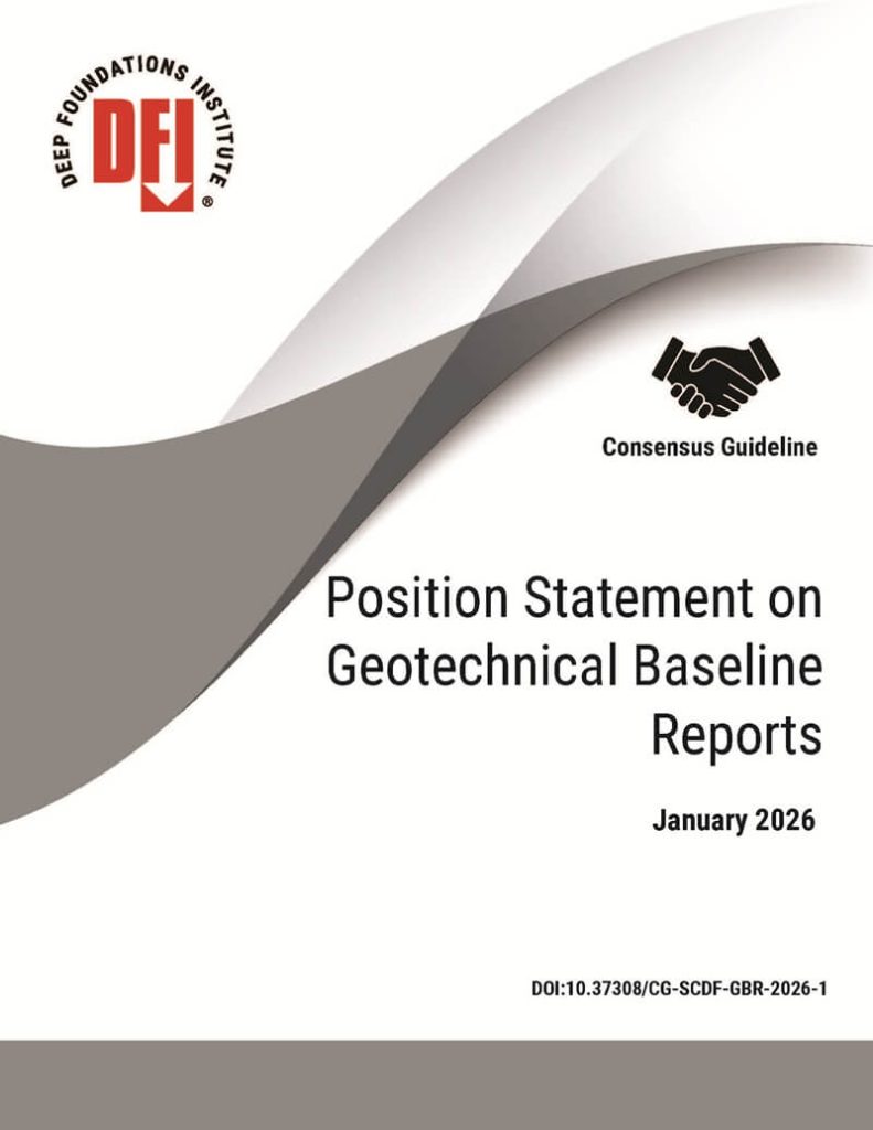 cover for position statement on geotechnical baseline reports