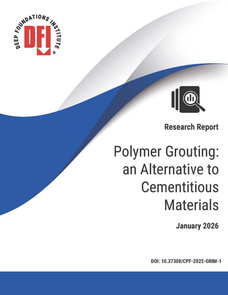 cover for polymer grouting: an alternative to cementitious materials