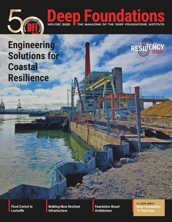 November-December cover of Deep Foundations magazine