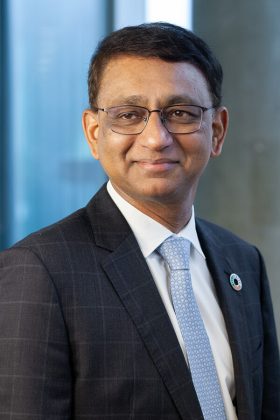 headshot of Dr. Venu Raju